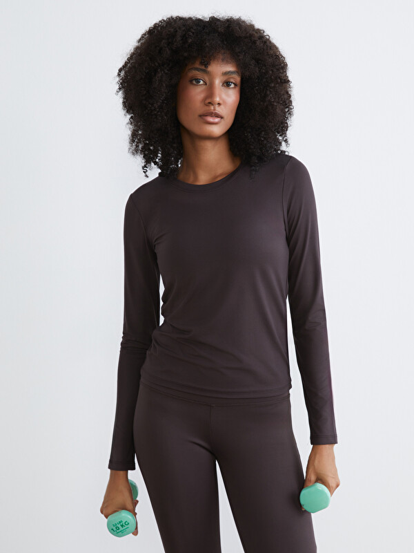 KOOR SPORT Bisiklet Yaka Soft Touch Kadın Body