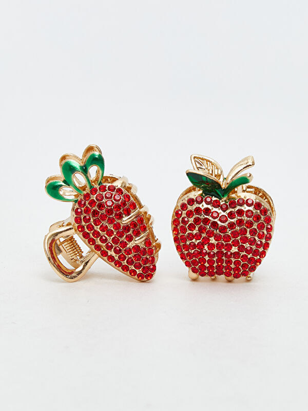 LCW JOY Fruit Figured Women's Claw Clip Set 2 Pack
