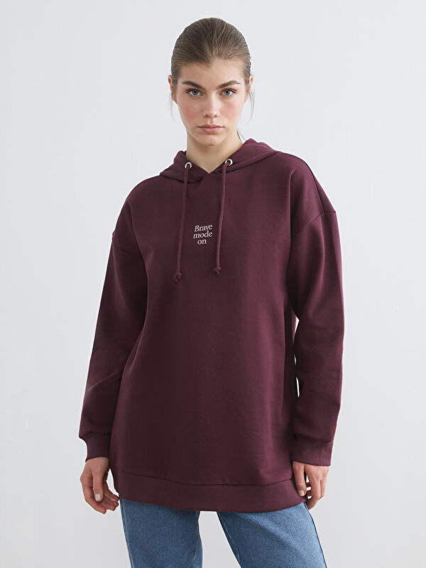 LCW Modest Baskılı Kadın Hoodie