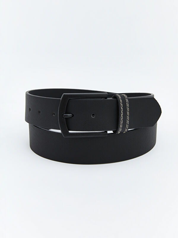 LCW ACCESSORIES حزام أسود رجل