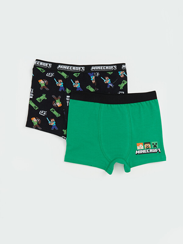 LCW Kids Minecraft Printed Boys' Boxer 2 Pack