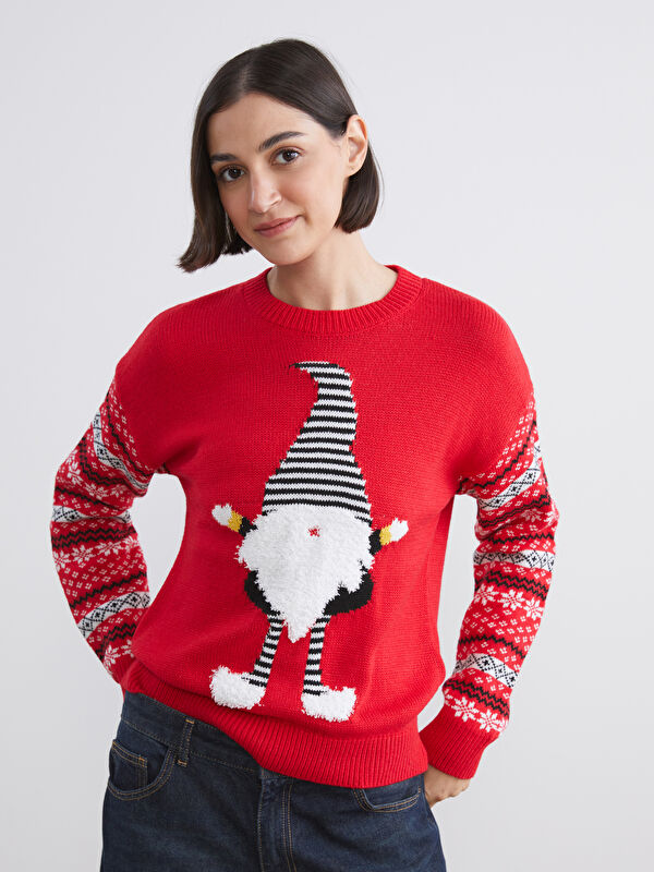 LCW Vision Neujahrsthema-Strickpullover für Damen