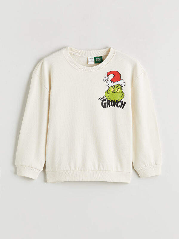 LCW Kids Grinch Bedrucktes Dickes Sweatshirt für Jungen