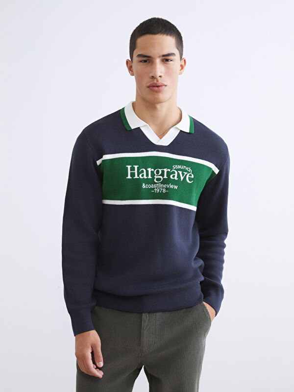 XSIDE Polo Neck Men's Knitwear Sweater