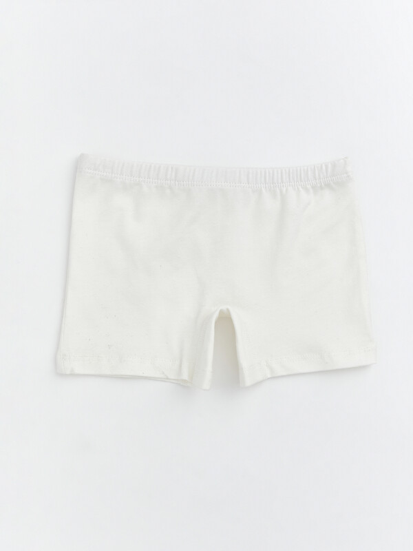 LCW Kids Beli Lastikli Basic Kız Çocuk Boxer
