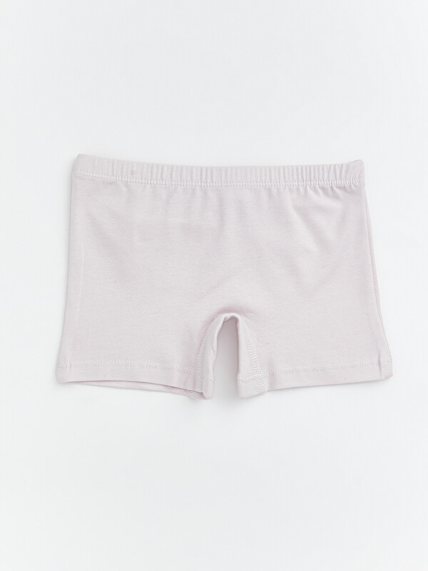LCW Kids Beli Lastikli Basic Kız Çocuk Boxer
