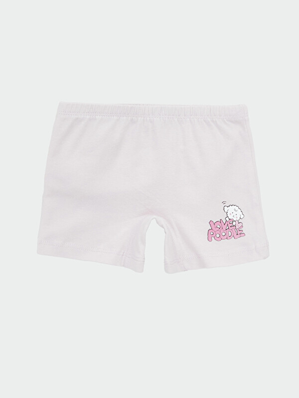 LCW Kids Baskılı Kız Çocuk Boxer