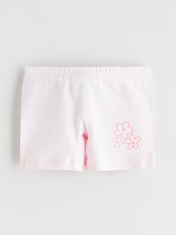 LCW Kids Beli Lastikli Kız Çocuk Boxer