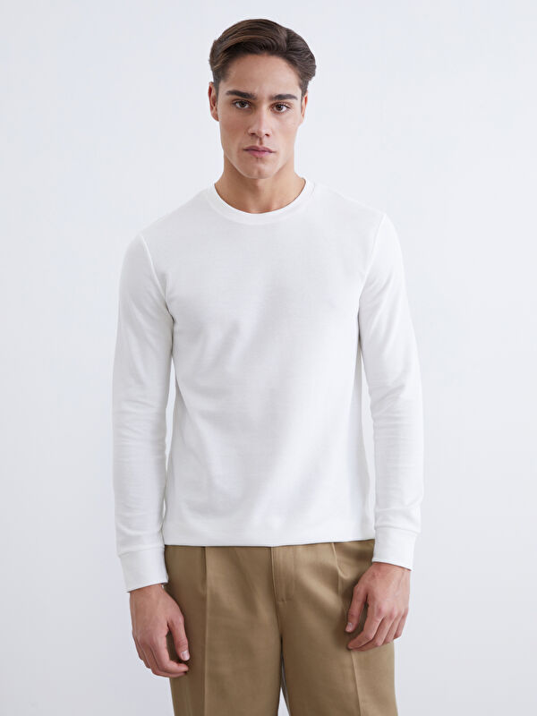 LCWAIKIKI Classic Crew Neck Long Sleeve Men's T-Shirt