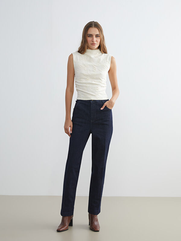 LCW Jeans Straight Fit Kadın Jean Pantolon