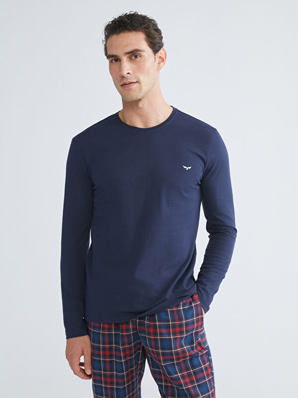 LC WAIKIKI Reguläre Passform Herren-Pyjama-Set