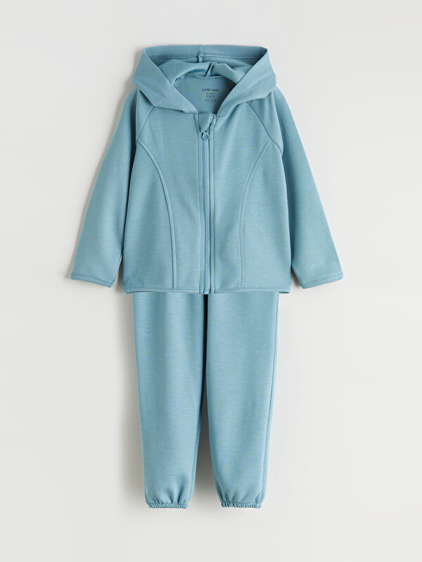 LCW baby Basic Erkek Bebek Hırka ve Eşofman Altı