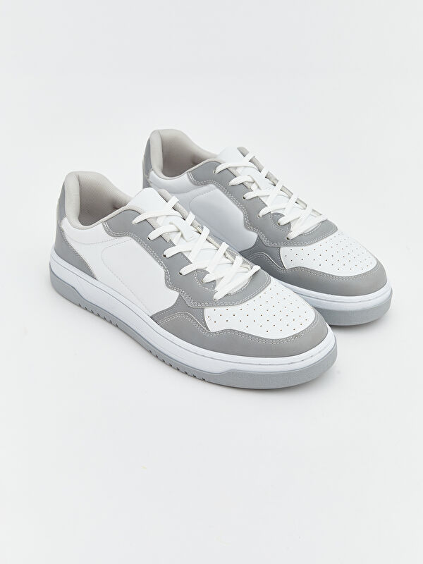 Deri Görünümlü Erkek Spor Ayakkabı - Görsel 2