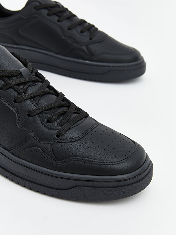 Deri Görünümlü Erkek Spor Ayakkabı - Görsel 4