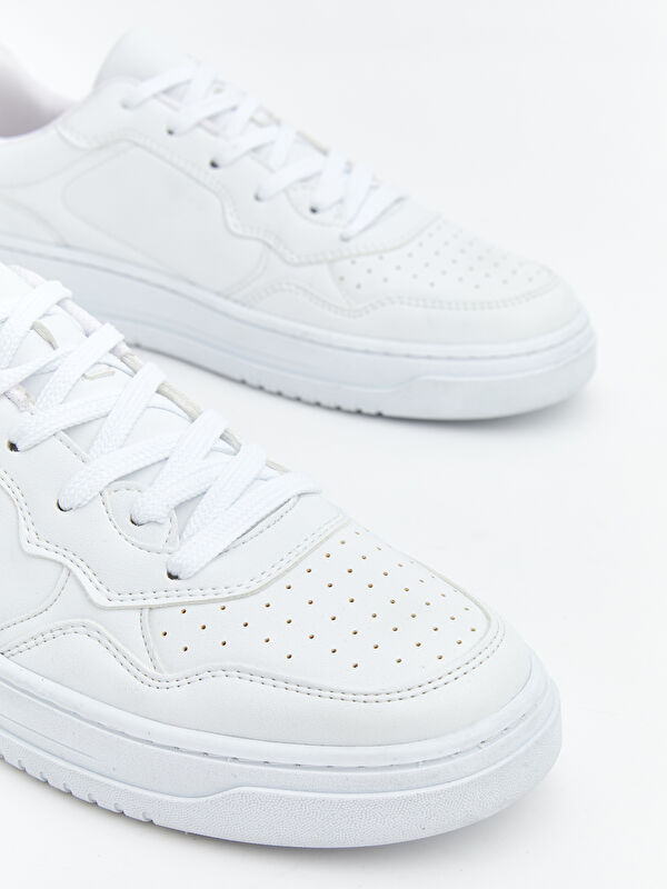 Deri Görünümlü Erkek Spor Ayakkabı - Görsel 4