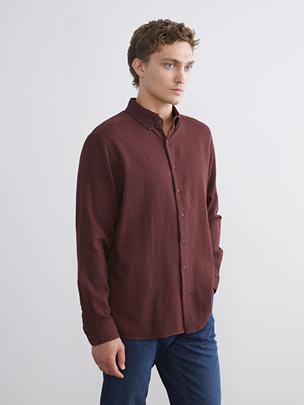 SOUTHBLUE Regular Fit Long Sleeve Men's Shirt