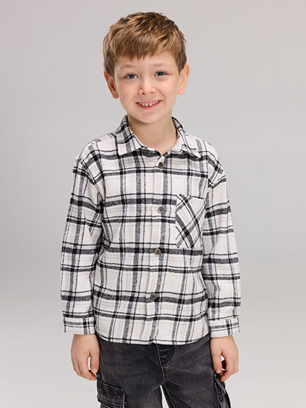 LCW Kids Ekose Erkek Çocuk Oduncu Gömlek