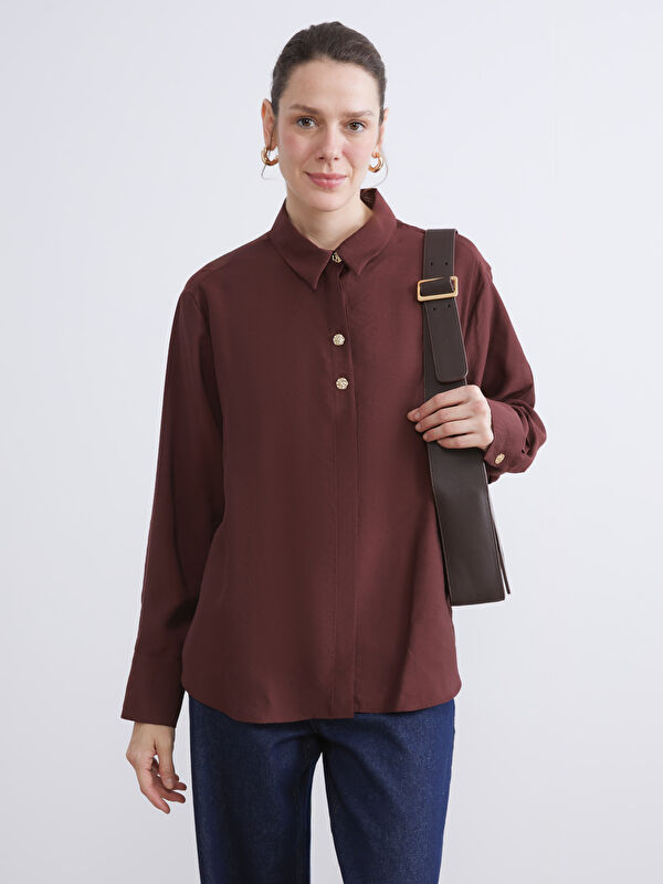 LCWAIKIKI Classic Loose Fit Kadın Gömlek