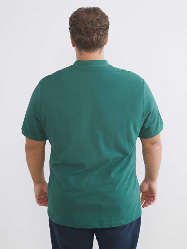 LCWAIKIKI Classic Tricou Polo Basic Mărimi Mari pentru Bărbați
