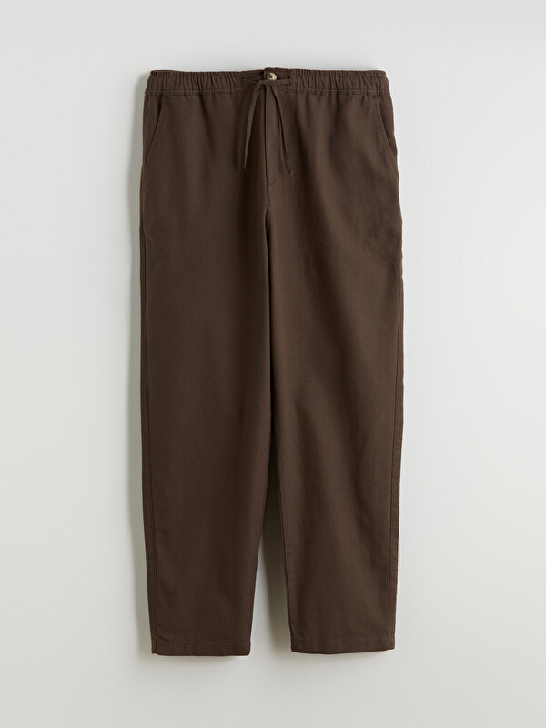 XSIDE Relaxed Fit Linen Look Men's Trousers - W5LQ60Z8-HEH - LC