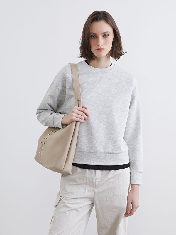 XSIDE Crew Neck Oversize Women's Sweatshirt