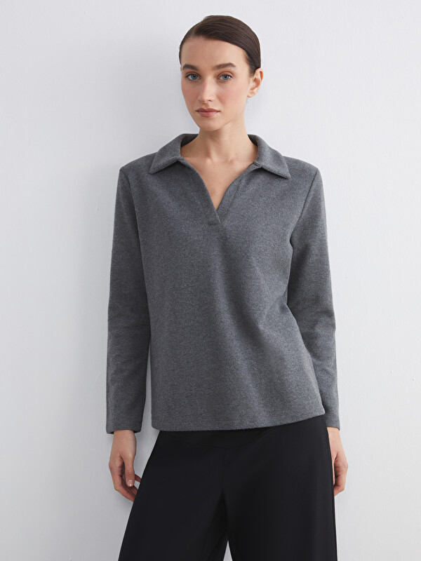 LCW Comfort Polo Yaka Kadın Tişört