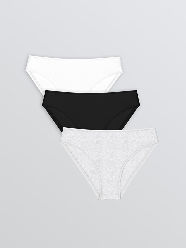 LCW DREAM Jednostavne bikini gaćice, pakovanje od 3 komada