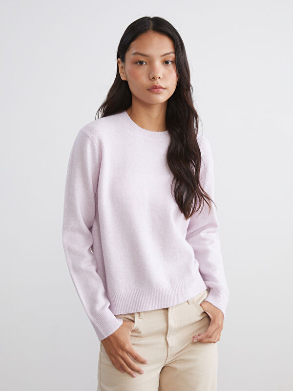 XSIDE Rundhalsausschnitt Damen Strickpullover