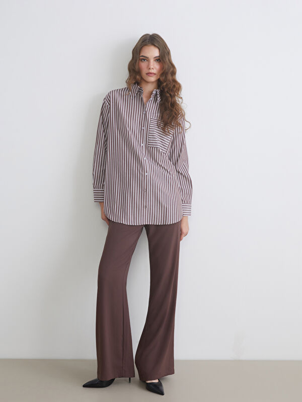 LCW Modest Standart Fit Geniş Paça Kadın Pantolon