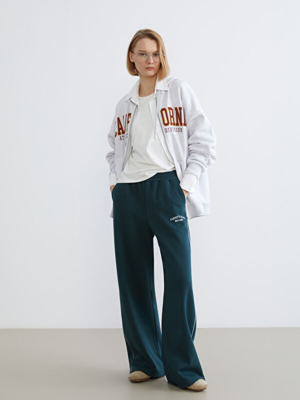 XSIDE Varsity Team Bestickte Jogginghose für Damen