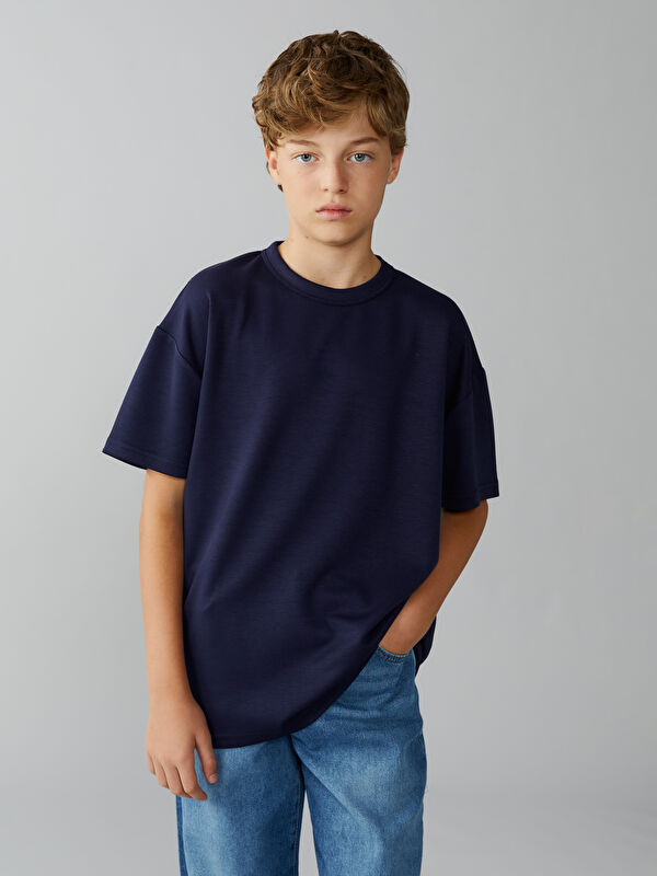 LCW Kids Bisiklet Yaka Erkek Çocuk Tişört
