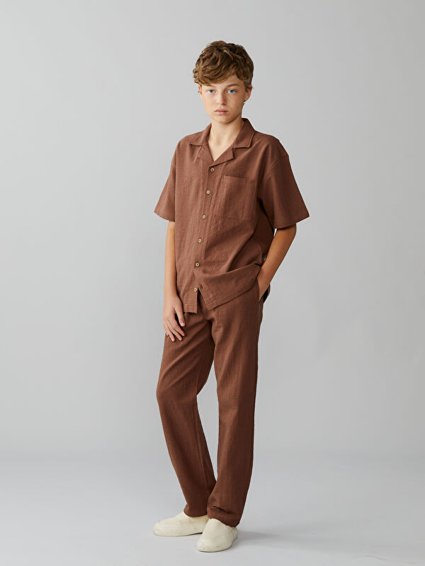 LCW Kids Beli Lastikli Erkek Çocuk Pantolon