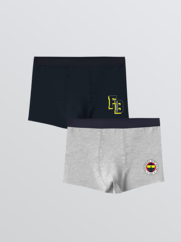 LCW Kids Fenerbahçe Baskılı Erkek Çocuk Boxer 2'li