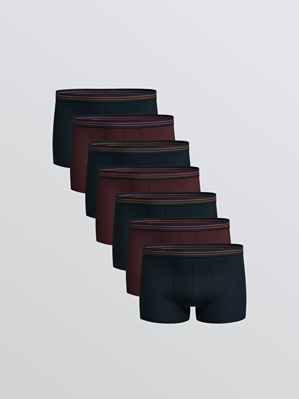 LC WAIKIKI Standart Kalıp Pamuklu Esnek Erkek Boxer 7'li