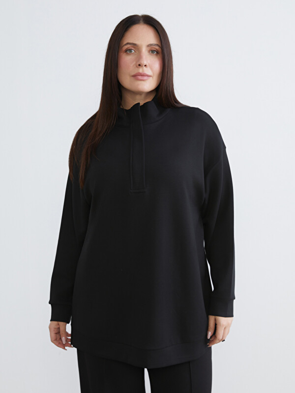 LCW EVERYDAY Dik Yaka Kadın Sweatshirt Tunik