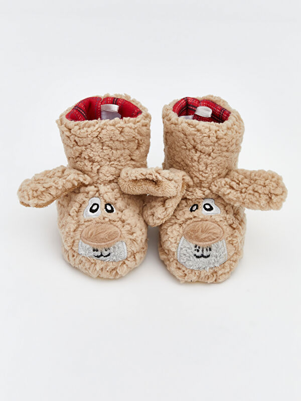 Köpek Figürlü Pelüş Erkek Çocuk Ev Botu - Görsel 4