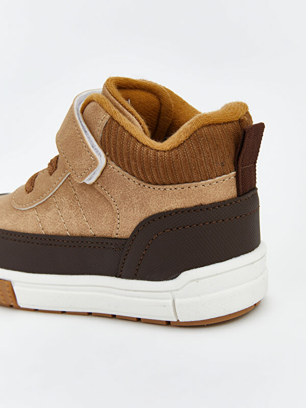 Süet Görünümlü Erkek Bebek Bot - Görsel 6