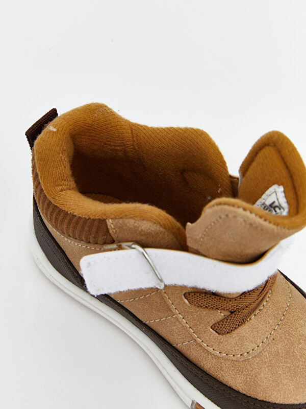 Süet Görünümlü Erkek Bebek Bot - Görsel 7