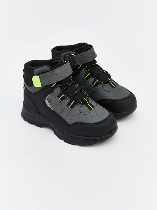 Bağcık ve Cırt Cırtlı Erkek Bebek Bot - Görsel 2