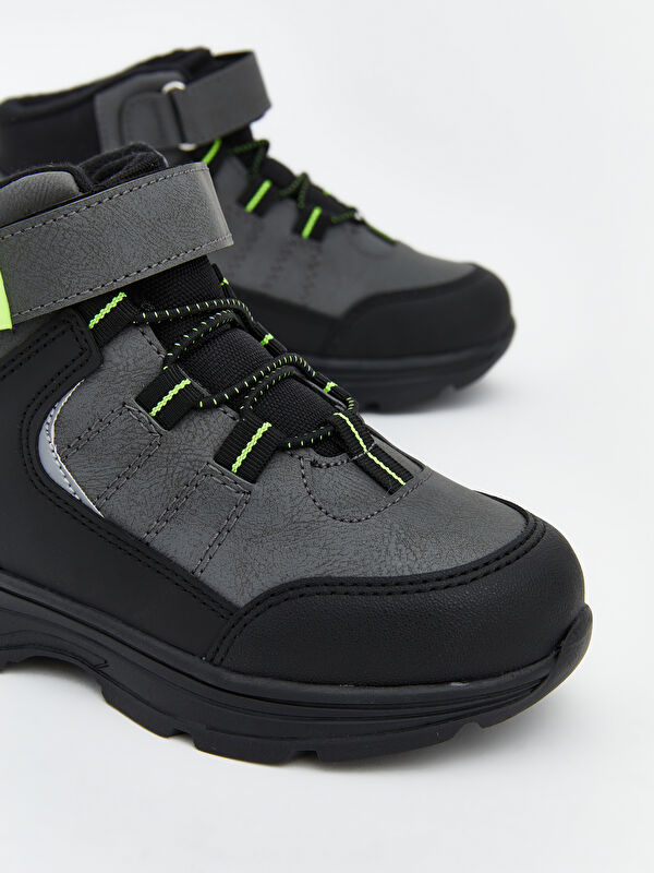 Bağcık ve Cırt Cırtlı Erkek Bebek Bot - Görsel 4