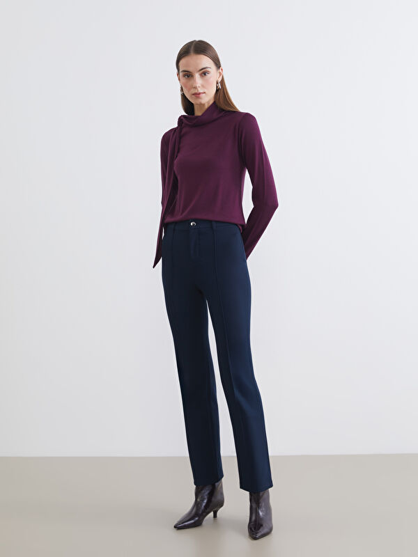 LCWAIKIKI Classic Dar Fit İspanyol Paça Kadın Pantolon