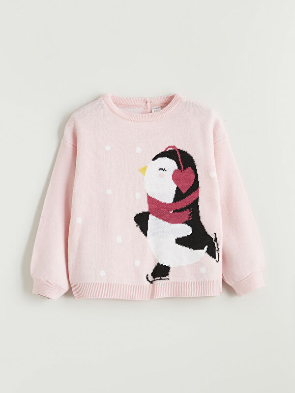LCW Kids Pull-over Tricot à Motifs de Pingouin pour Filles