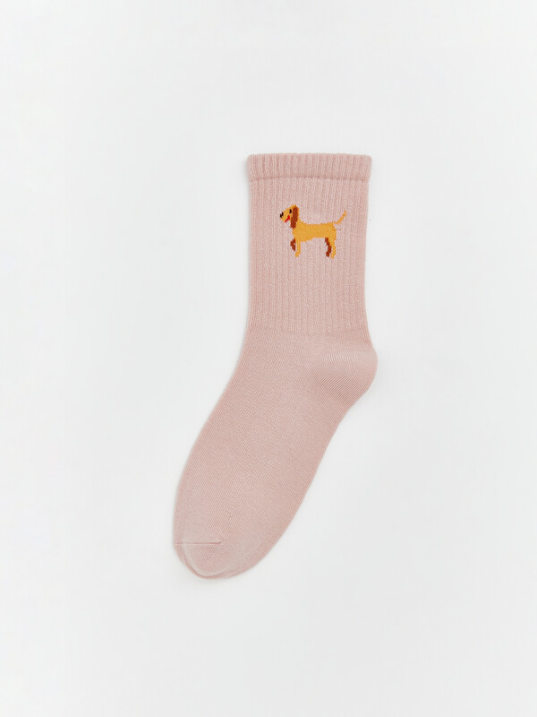 LCW DREAM Printed Women's Ankle Socks