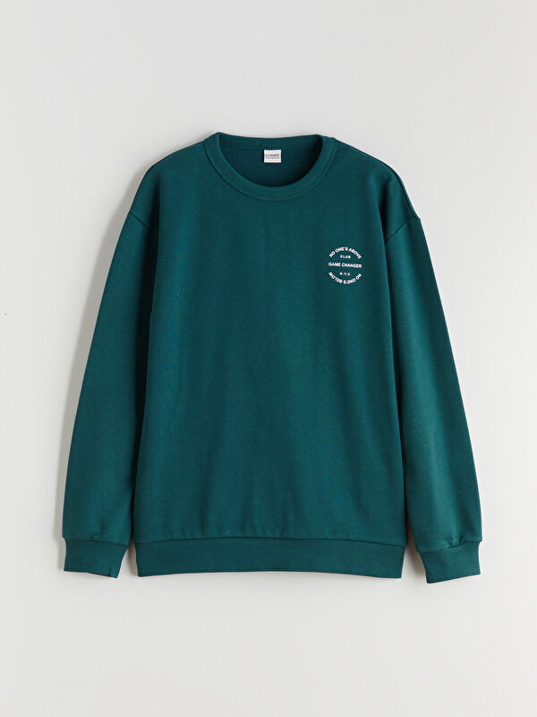LCW Kids Bisiklet Yaka Erkek Çocuk Sweatshirt