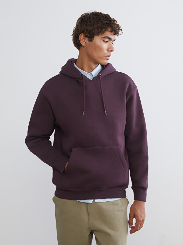 XSIDE Kanguru Cepli Erkek Kalın Hoodie