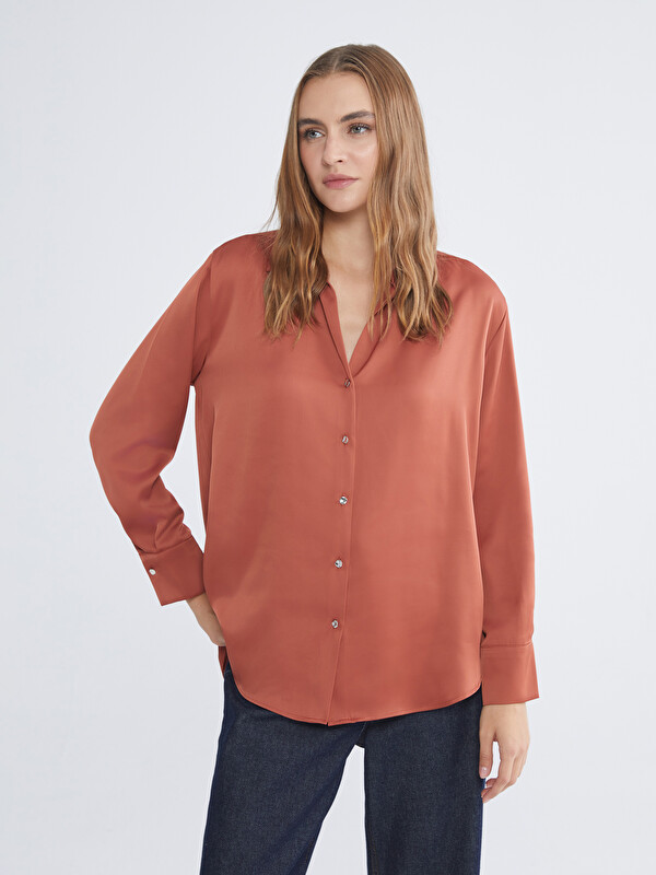 LCWAIKIKI Classic Loose Fit Women's Shirt