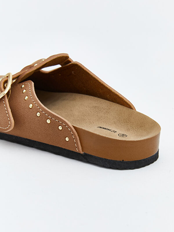 Lcw Steps Bej Lcw Steps Süet Görünümlü Kız Çocuk Ev Terliği