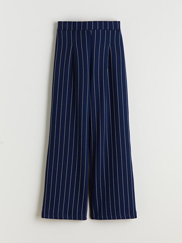 LCW Kids Elastic Waist Pleated Girls' Trousers
