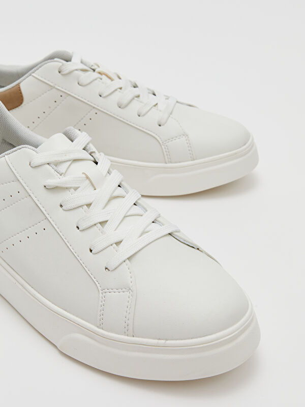 Deri Görünümlü Erkek Spor Ayakkabı - Görsel 4