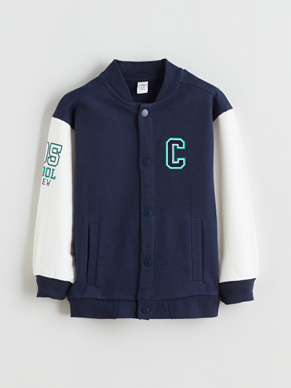 LCW Kids Printed Boys' College Jacket